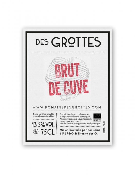 Romain Des Grottes - BRUT DE CUVE