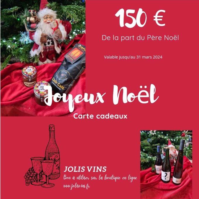 Carte cadeau Noël 